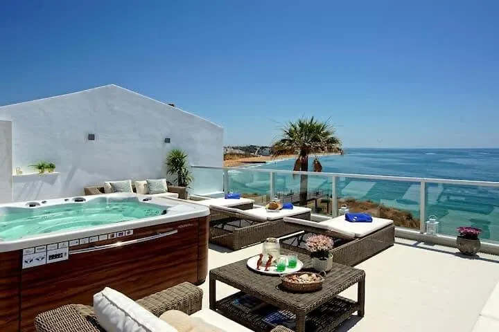 Casa Chanel - Ocean Front With Rooftop Spa Jacuzzi Albufeira